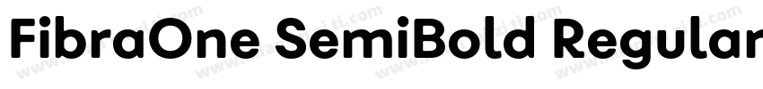 FibraOne SemiBold Regular字体转换